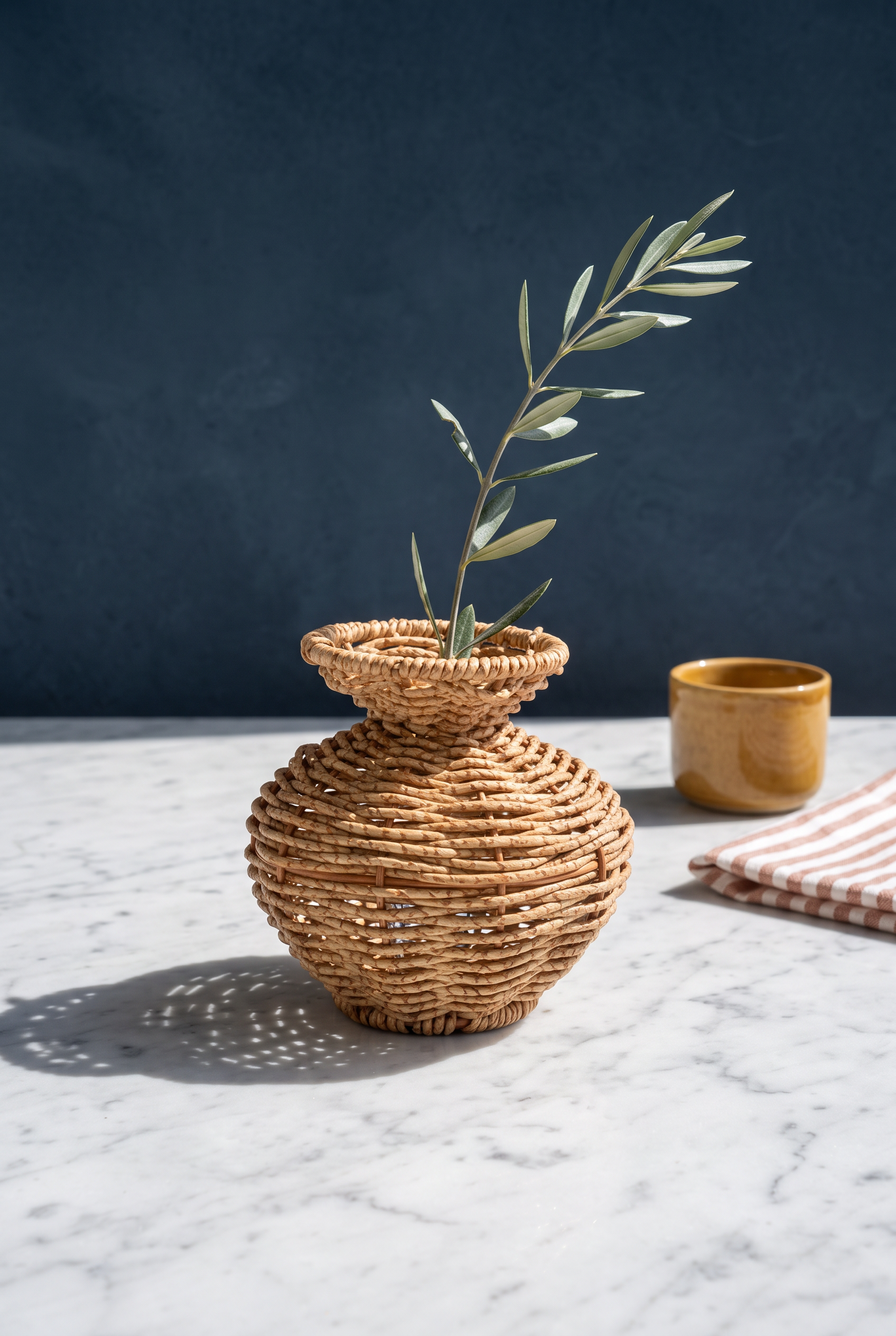 RATTAN BASIK VAZO  13CM