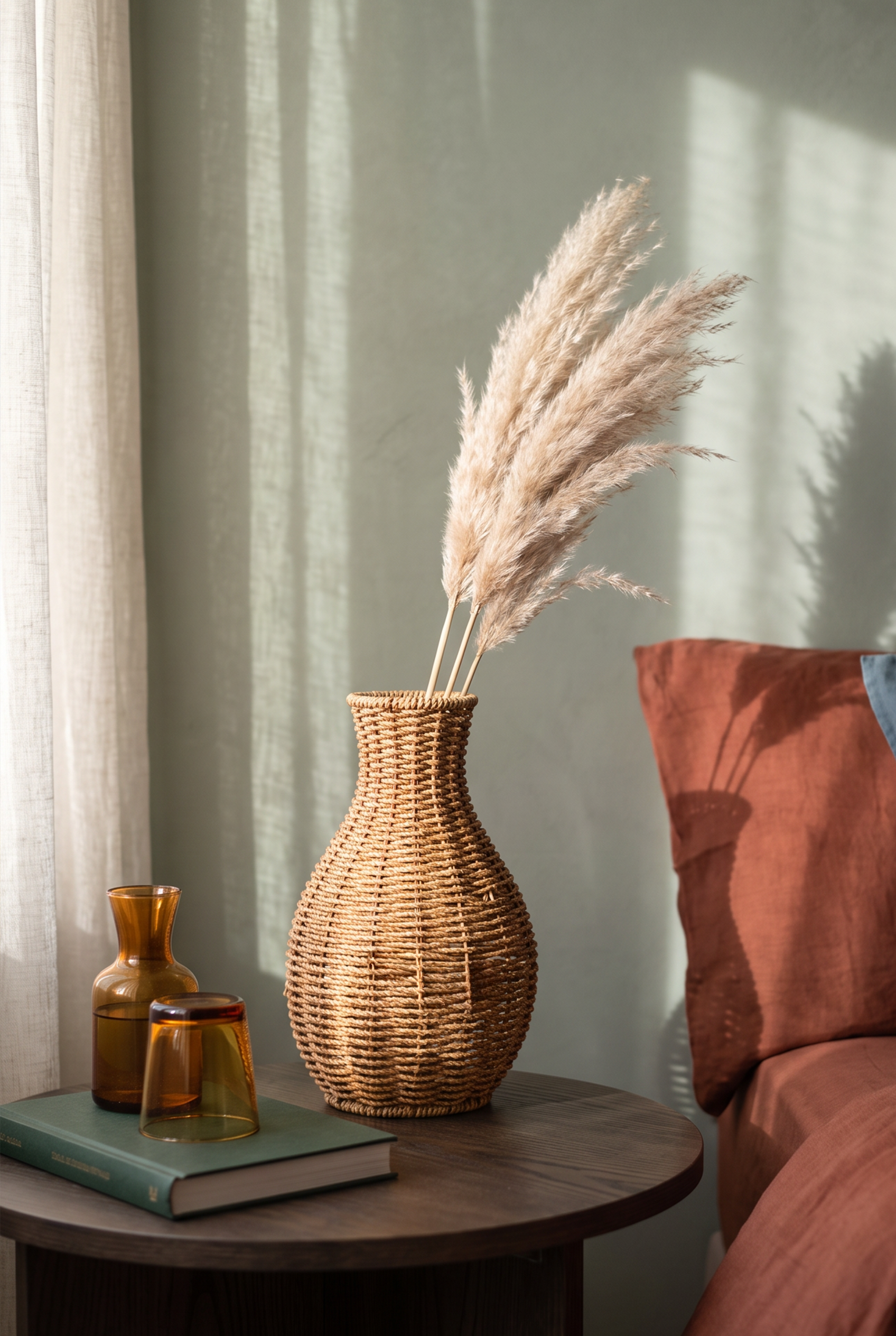 RATTAN DELİKLİ VAZO