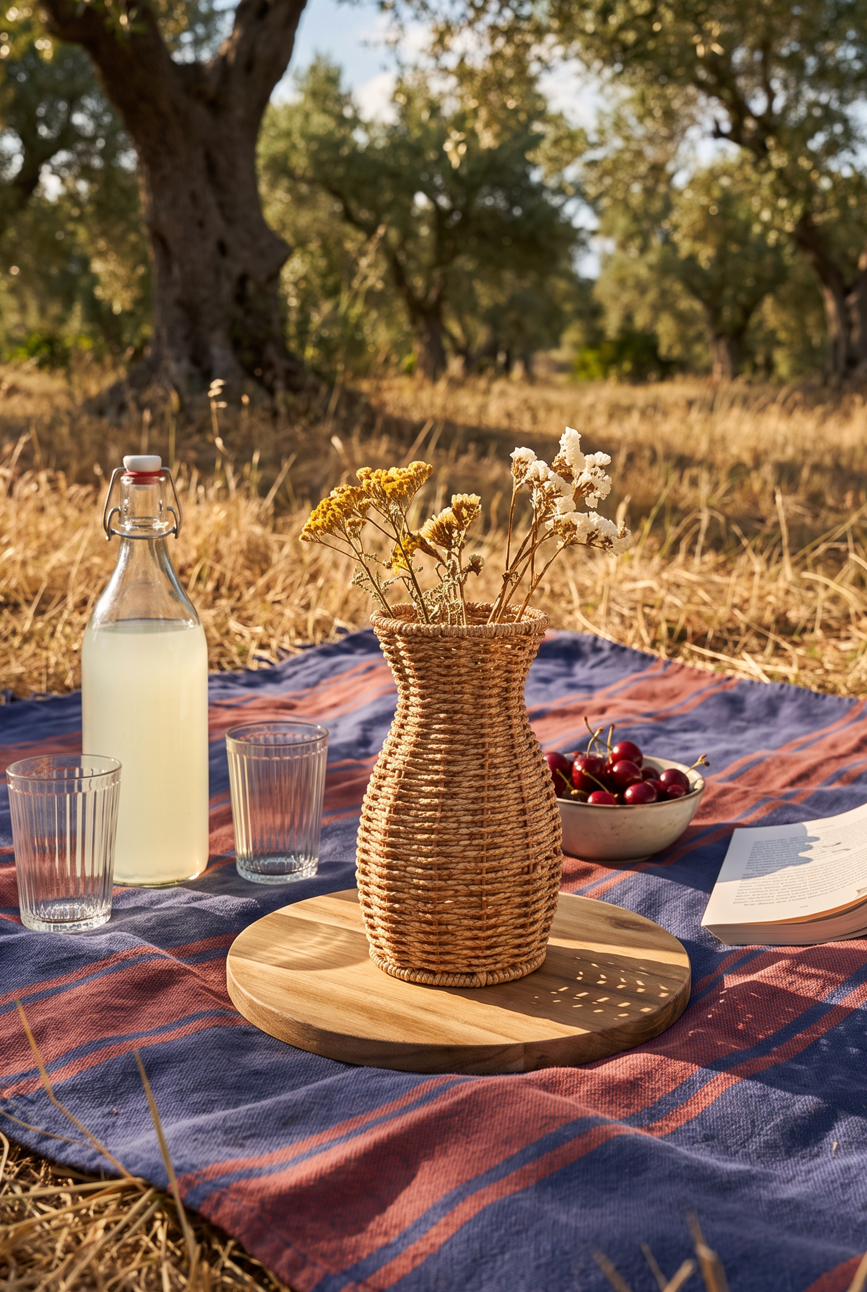 RATTAN AÇIK AĞIZLI VAZO