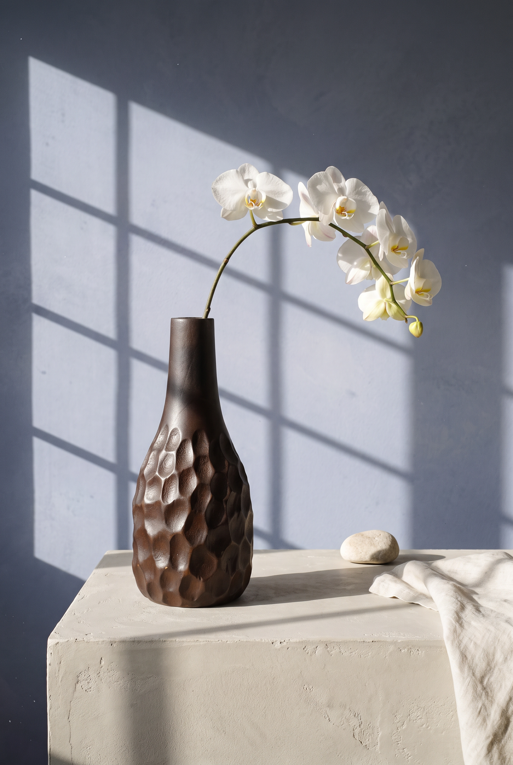 TERRA DOKULU VAZO 41CM