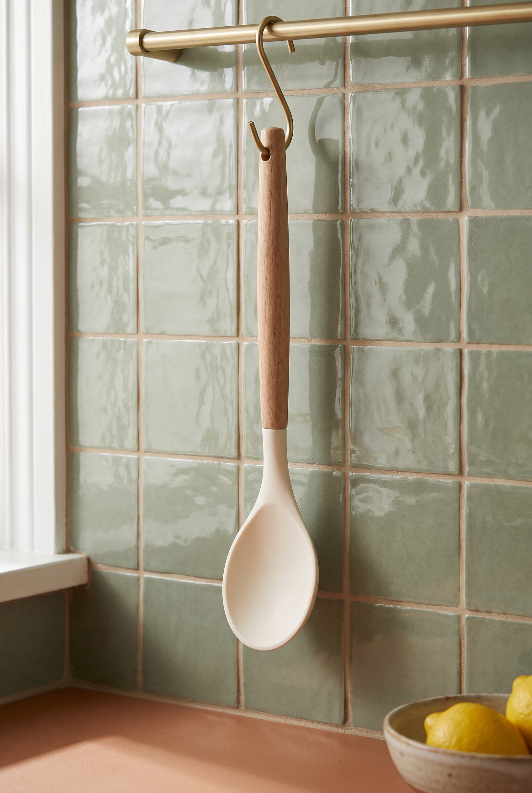 ALMİN OVAL SİLİKON SPATULA