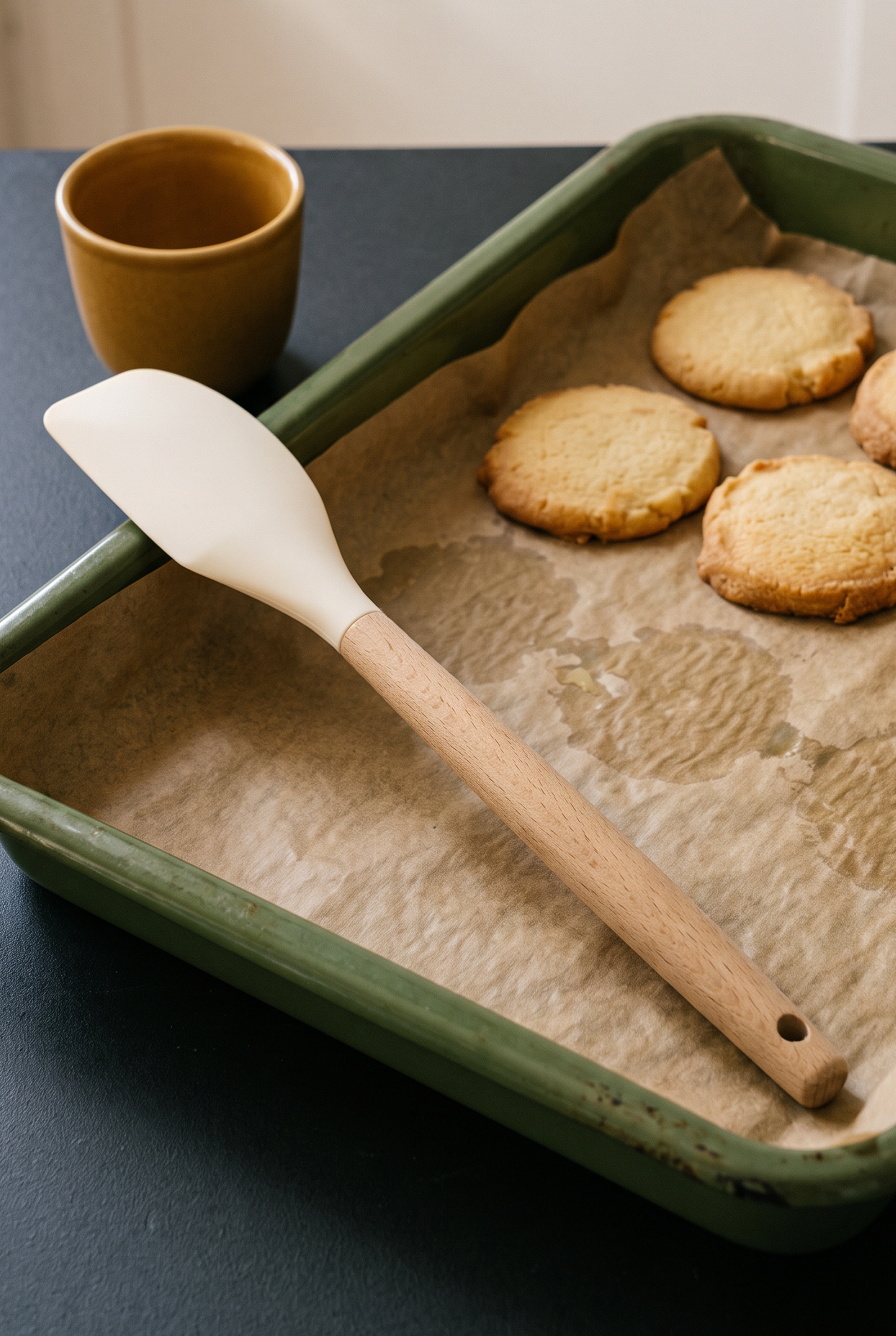 ALMİN SİLİKON DÜZ SPATULA