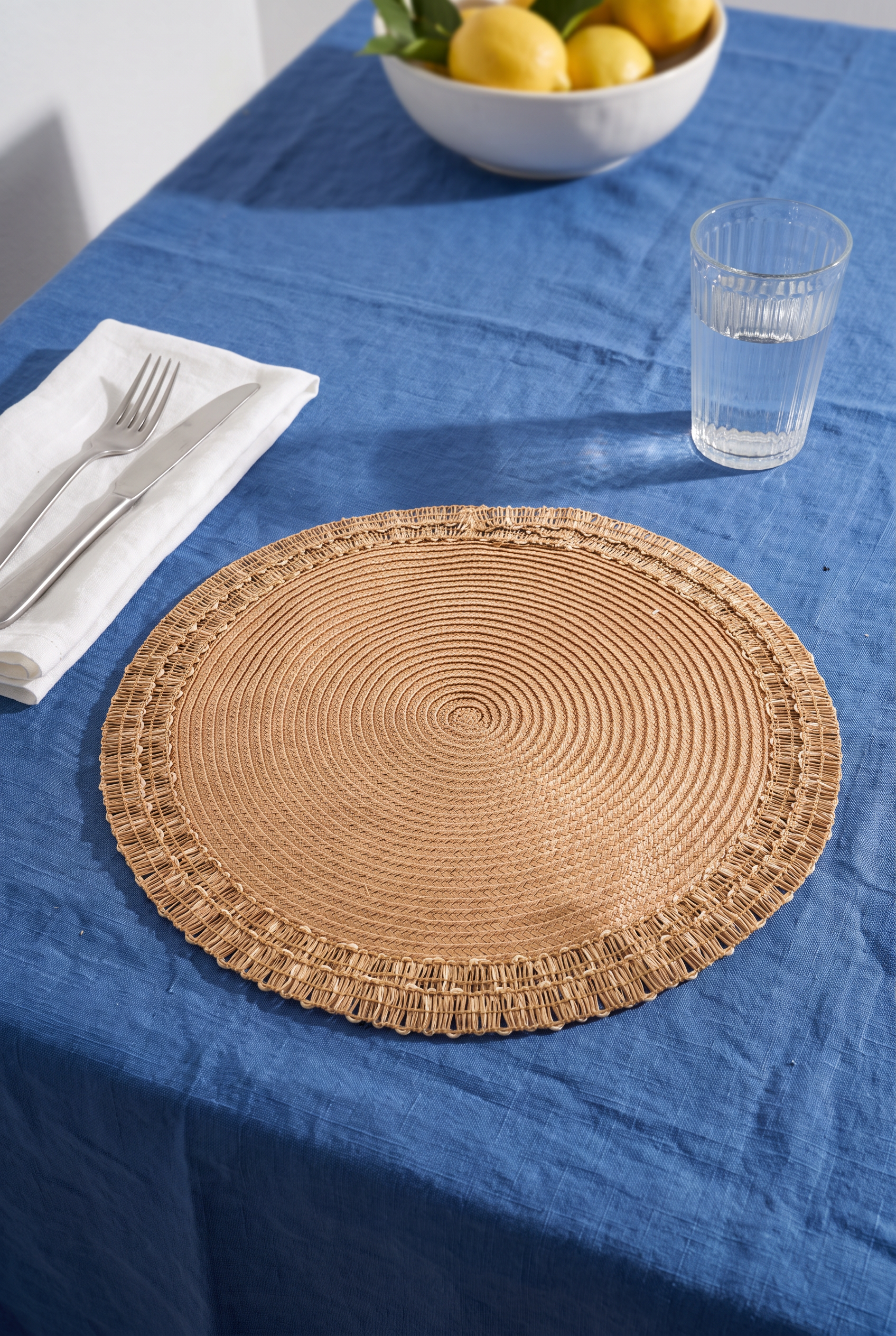 ÇİFT DİKİŞ KENARLI AMERİKAN SERVİS 38CM